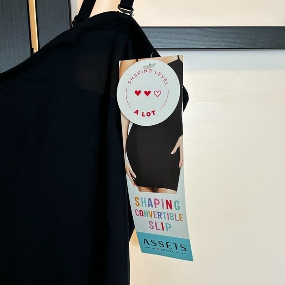 SPANX assets shaping convertible slip. Size 1X. Black. NWT - Picture 5 of 15